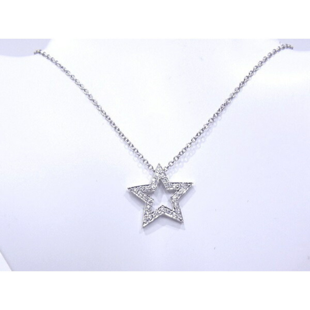Tiffany Star Necklace Diamond Platinum
